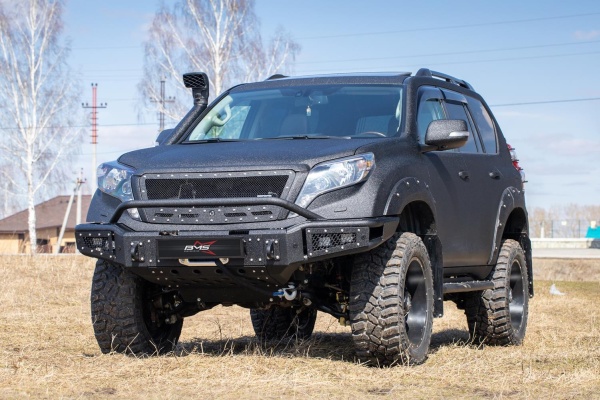 Бампер силовой передний BMS ALFA для Тойота Прадо 150 2009-2017 BMS060084