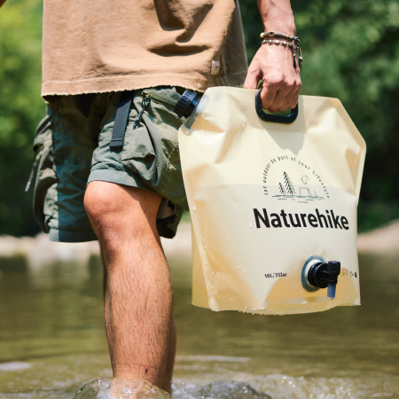 Канистра Naturehike Ling Wo для воды, 10 л., мягкая, голубая CNK2450CF027-10BL