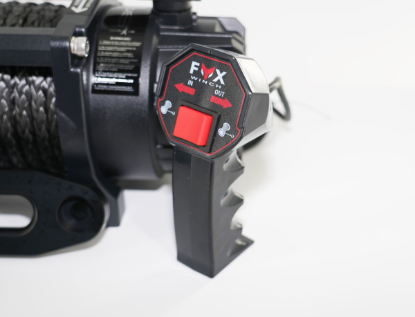 Лебедка автомобильная FOX WINCH 12000s 12V (синтетический трос) FX120s