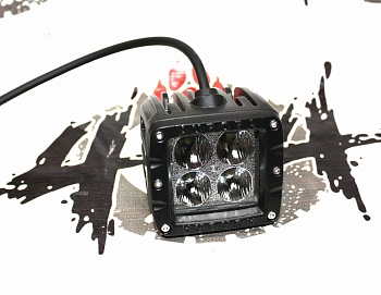 Фара Aurora   4 led, луч-flood, свет белый, 40W, 3200LM, 9-36V ALO-2-E4T Фара Aurora   4 led, луч-flood, свет белый, 40W, 3200LM, 9-36V ALO-2-E4T