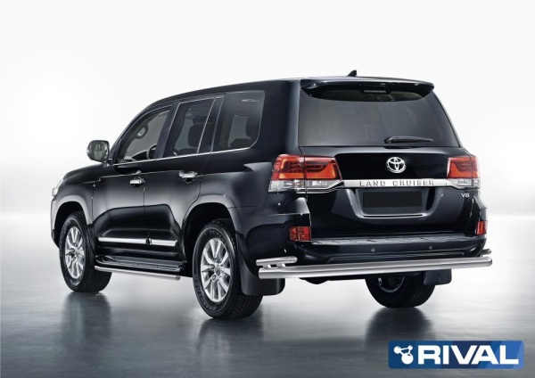 Защита штатного порога d42 RIVAL Toyota Land Cruiser 200 2011-2015/Toyota Land Cruiser 200 2015-  R.5713.014