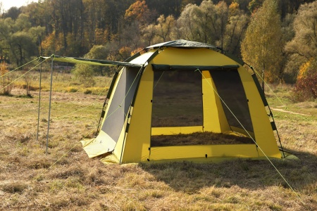 Шатер автомат Maverick Fortuna 300 (хаки/желто-горчичный)  M-KM-007