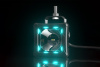 Светодиодные фары дальнего света AURORA 76x76 мм 30W с RGB подсветкой (комплект 2 шт) ALO-D3T-2-P23Q