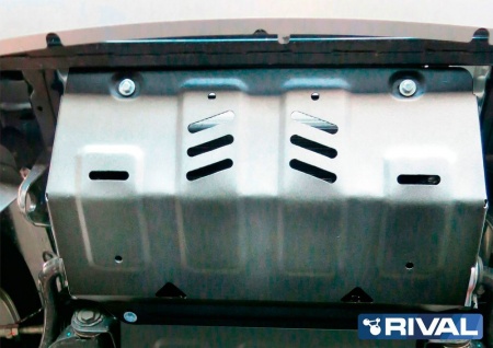 Защита радиатора RIVAL Fiat Fullback/Mitsubishi L200/Mitsubishi Pajero Sport  2333.4046.1.6