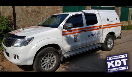 Кунг экспедиционный увеличенный трехдверный KDT Toyota HILUX  15281