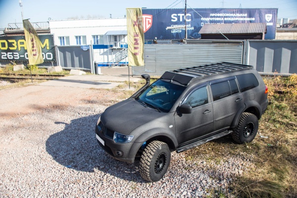 Багажник экспедиционный STC Mitsubishi Pajero Sport 2008-2015  STC-MPS2-TR