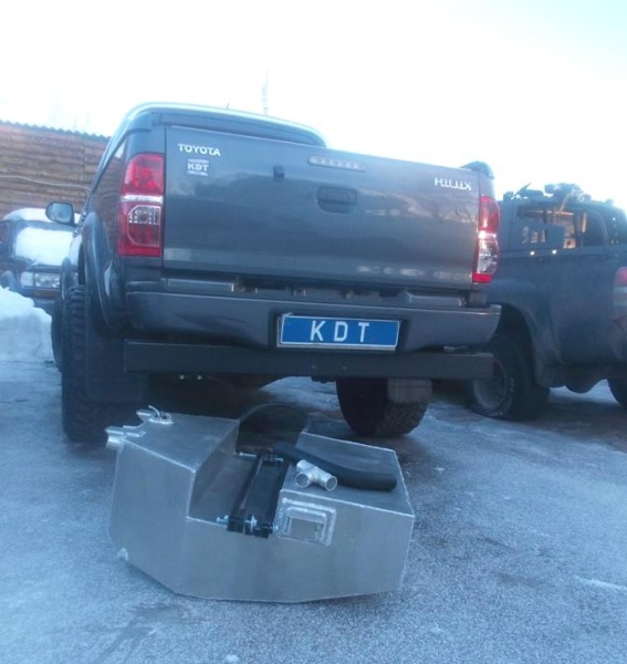 Бак топливный дополнительный (без установочного комплекта) KDT Toyota HILUX   1525L