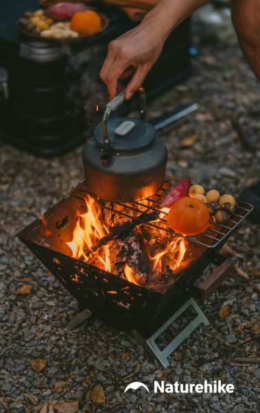 Чайник Naturehike туристический, 1,4 л., алюминий, серый CNK2450CF030-17