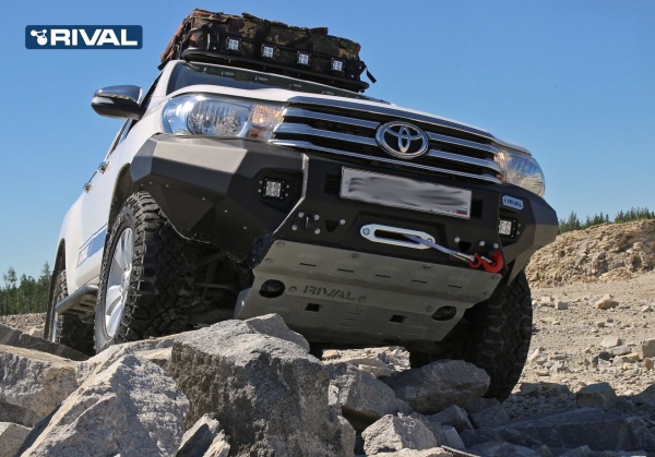 Бампер силовой передний AL без ПТФ RIVAL Toyota Hilux Revo 2015-  2D.5701.1.B-NL