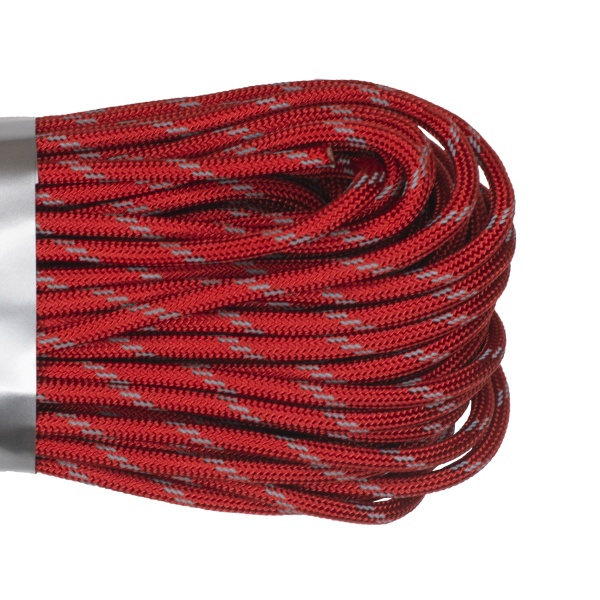 Паракорд 550 CORD nylon 10м световозвращающий (red)  550.N10.LM.R