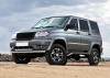 Фото изделия: Защита переднего бампера d76+d57 Rival UAZ Patriot 2005-2014 R.6301.003