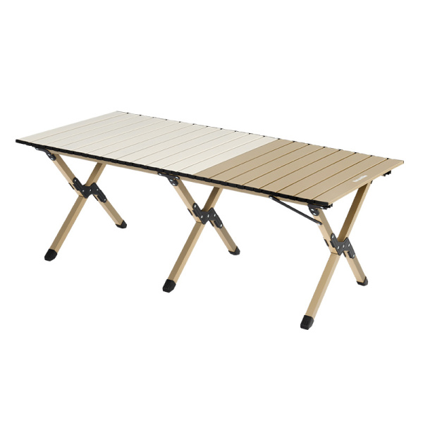 Стол туристический Naturehike Star Jane T01 складной, 119х60х44,5 см, с Х-образными ножками, бежевый. CNK2550JJ018-KHCMBL