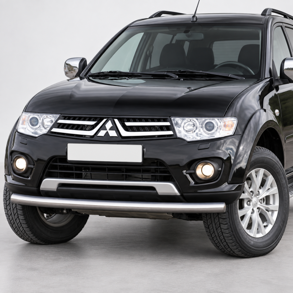 Фото для каталога: Защита переднего бампера d76 Rival Mitsubishi Pajero Sport 2008-2013-2016 R.4007.001