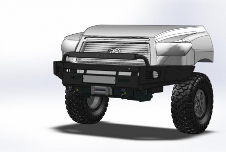Бампер передний силовой III поколения KDT Toyota Tundra   22014