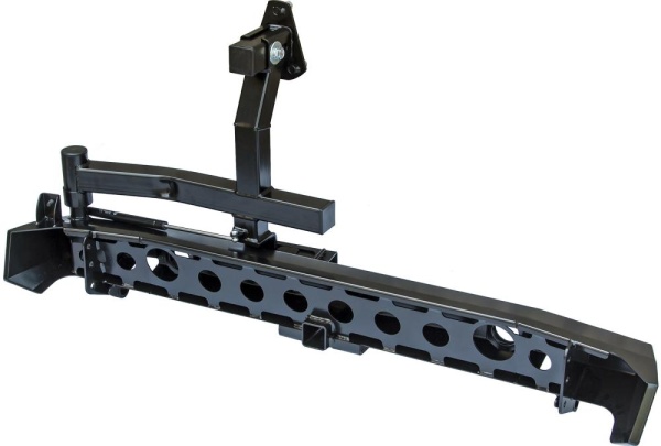 Бампер РИФ силовой задний ВАЗ Нива с квадратом под фаркоп, калиткой, фонарями, подсветкой номера RIFNVA-20125