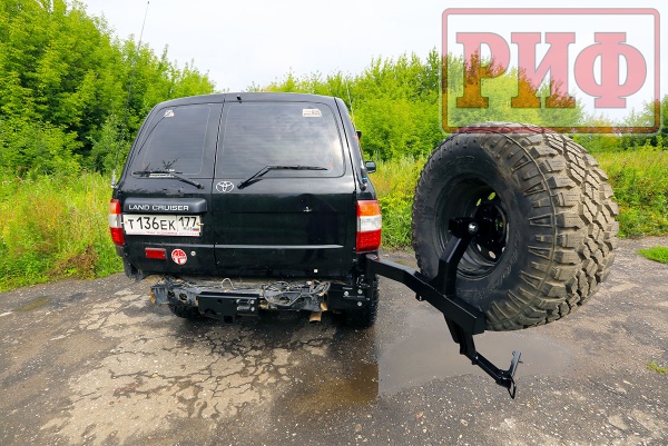Калитка РИФ с фаркопом в штатный задний бампер Toyota Land Cruiser 105 RIF105-80004