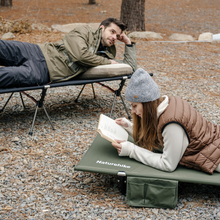 Раскладушка Naturehike XJC04 NEW 190х70х38 см, до 155 кг, зеленая NH19JJ006-DGRS