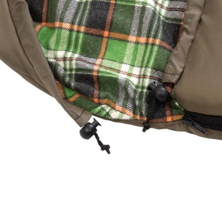 Мешок спальный Helios Beluha wide 220х90 (400 гр/м.кв) хаки (термофайбер/шерсть), (ТК: +8°C)  HS-BELW-400