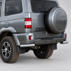Фото изделия: Защита заднего бампера d76 уголки Rival UAZ Patriot 2005-2014 R.6301.009